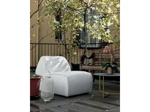 Poltroncina Soft rivestita in tessuto di Tomasella