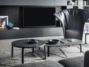 Poltroncina in ecopelle Artichoke di Novamobili