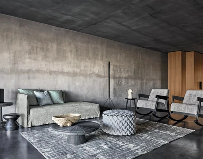 Poltrona a dondolo Brick di Gervasoni