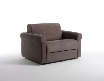 Poltrona Letto moderna in tessuto Carmen di Salvetti
