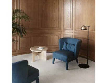 Poltroncina in pelle dal fascino senza tempo Rondò di Nicoline