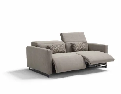 Divano letto in tessuto con movimento relax Duo di Dienne Salotti