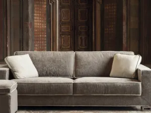 Divano letto Garrison 2 in tessuto di Milano Bedding