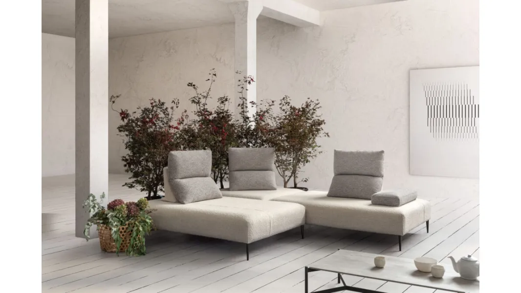 Divano con penisola Jest Special di Samoa