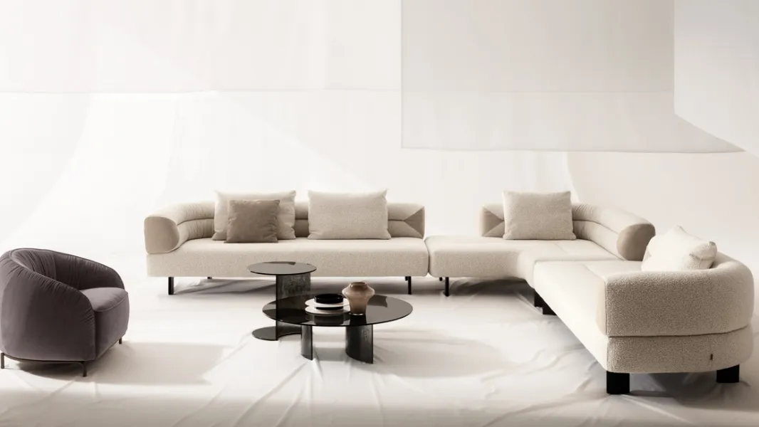 Salotto in tessuto Klarence di Nicoline