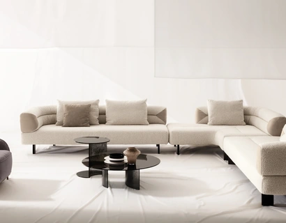 Salotto in tessuto Klarence di Nicoline