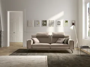 Divano moderno in tessuto Living Bright di Samoa