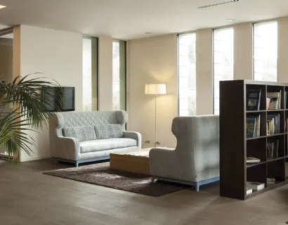 Divano letto Morgan in tessuto di Milano Bedding
