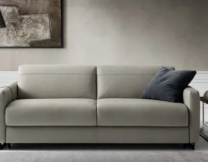 Divano letto in pelle Maya di Nicoline