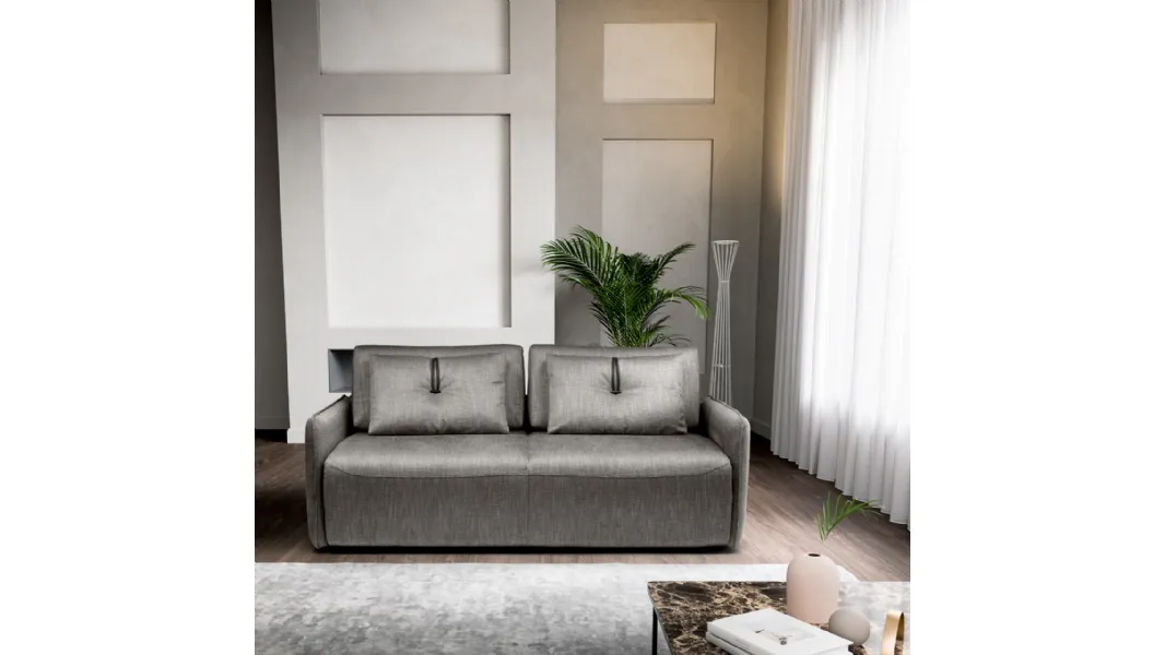 Divano letto dalla linea elegante con cuscinetti lombari Taylor di Nicoline