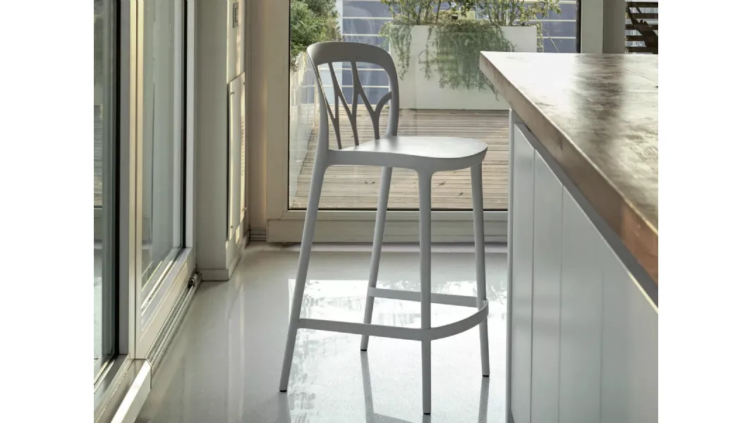 Sgabello Galaxy in polipropilene di Bontempi