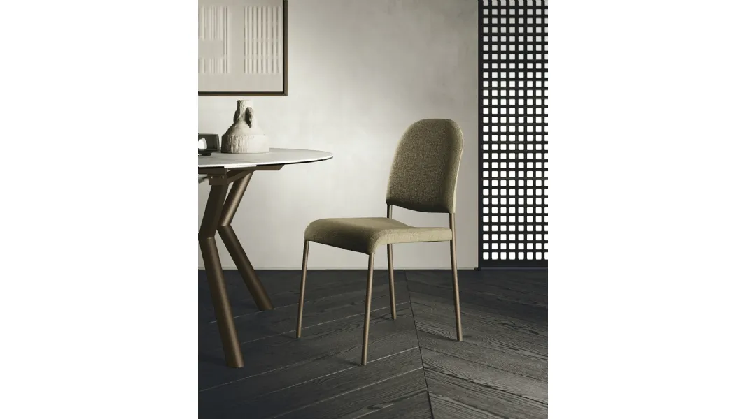 Sedia in tessuto imbottito Gilda di Sedit