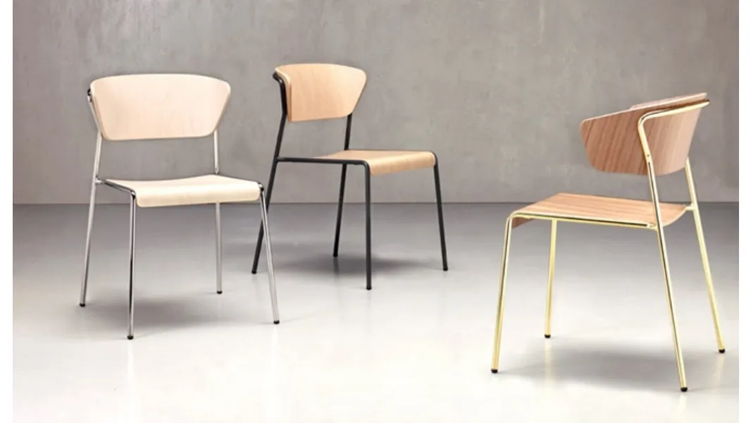Sedia in legno Lisa Wood di Scab Design