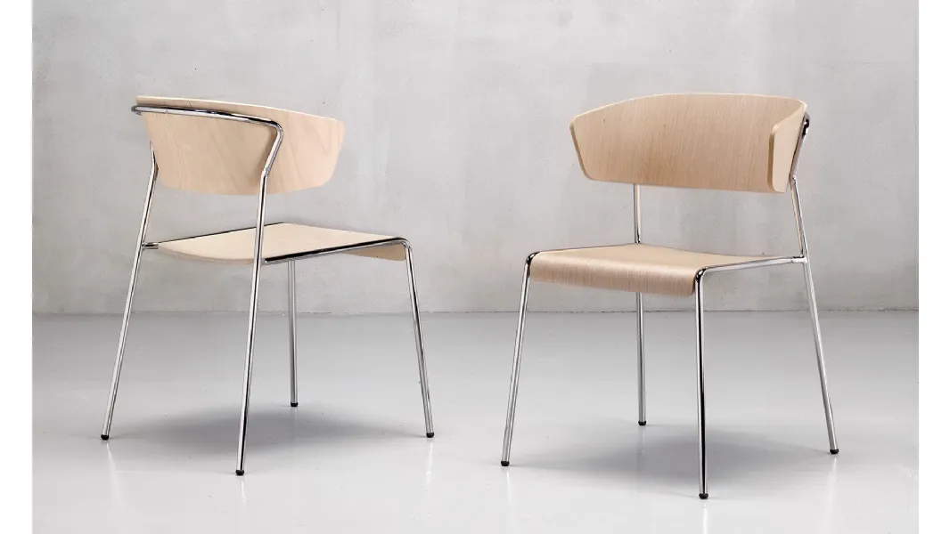 Sedia in legno Lisa Wood di Scab Design