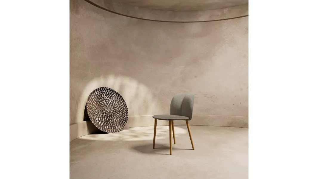 Sedia Mentha Pop in tessuto imbottito di Scab Design