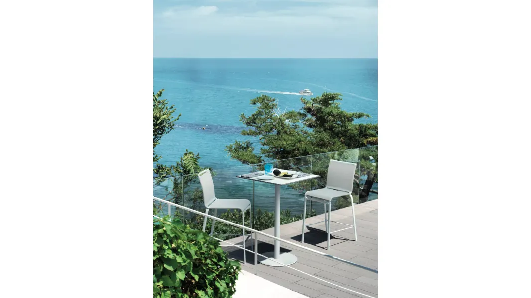 Sgabello in tessuto tecnico Net di Bontempi