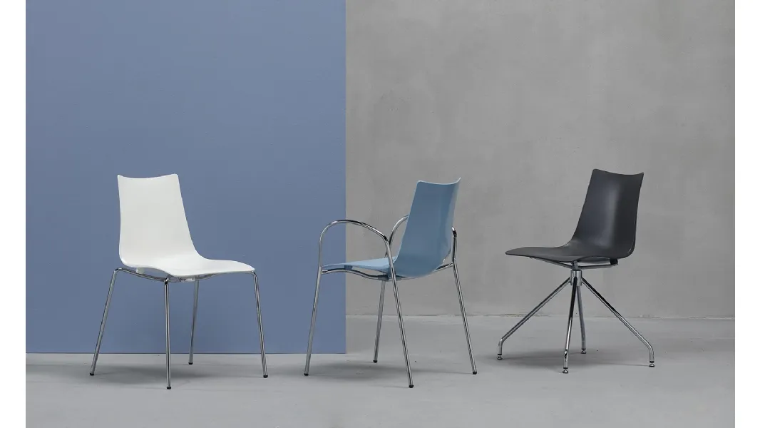Sedia Zebra Tecnopolimero di Scab Design