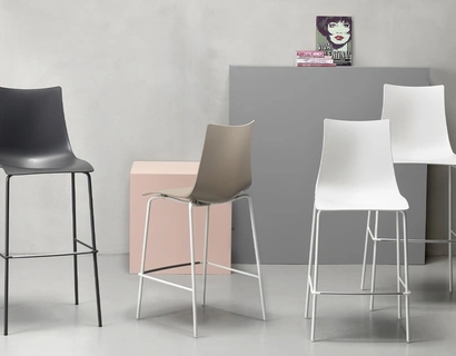 Sgabello Zebra Tecnopolimero di Scab Design
