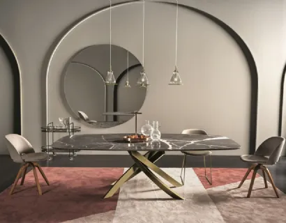 Tavolo Artistico in SuperMarmo di Bontempi