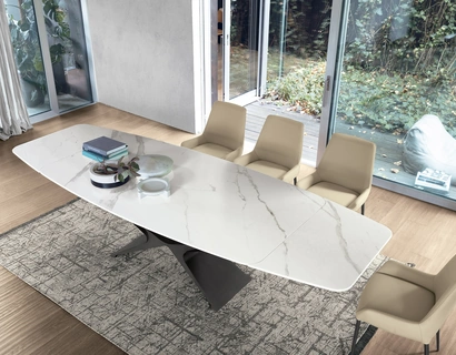 Tavolo con top in ceramica Baltik di Sedit