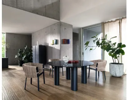 Tavolo Daen 36 in vetro di Gervasoni