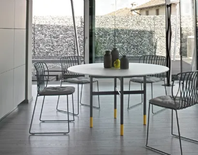 Tavolo Glamour Rotondo di Bontempi