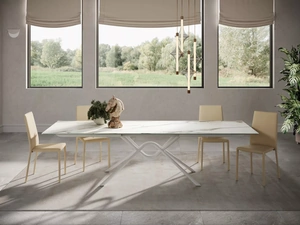 Tavolo Hunter in SuperMarmo di Bontempi