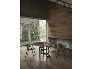 Tavolo Imperial Rotondo in SuperMarmo di Bontempi