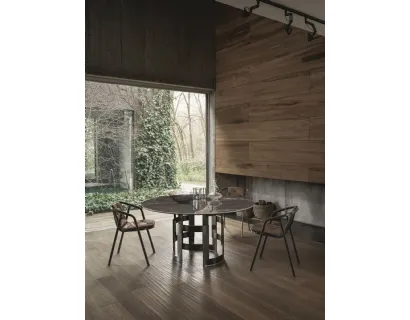 Tavolo Imperial Rotondo in SuperMarmo di Bontempi