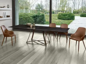 Tavolo allungabile Big Bang in ceramica supermarmo di Ingenia