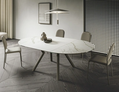 Tavolo rotondo allungabile Oliver di Sedit