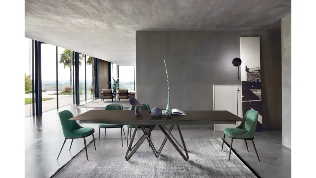 Tavolo Roulette finitura Rovere Moka di Sedit