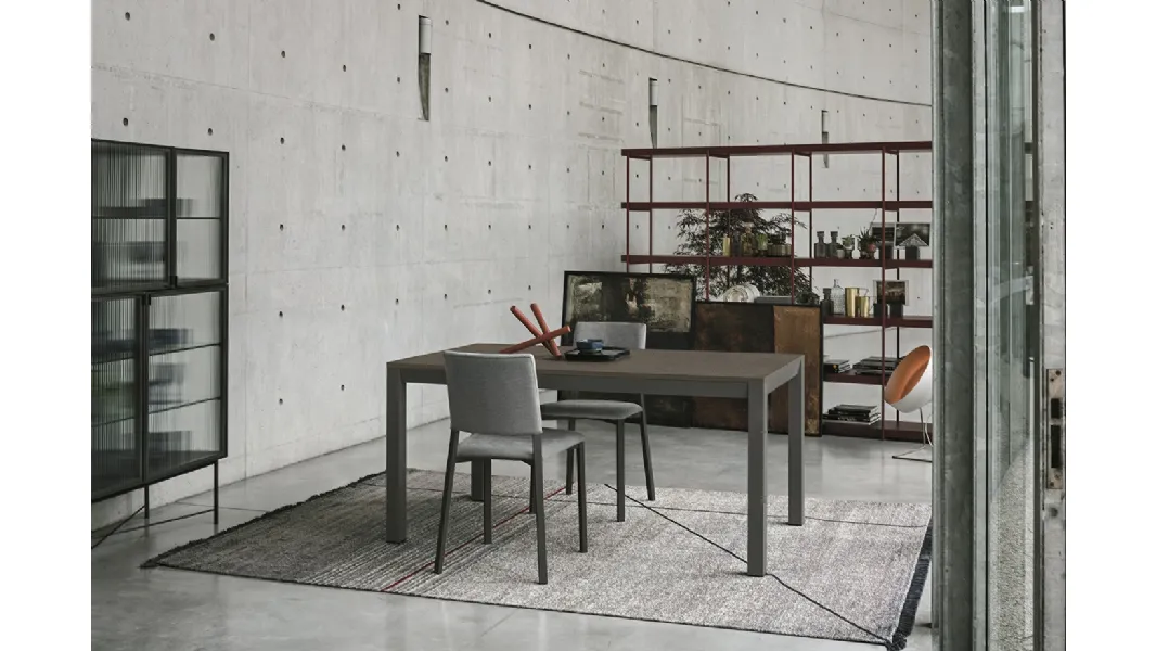 Tavolo allungabile Space in materico calce di Sedit