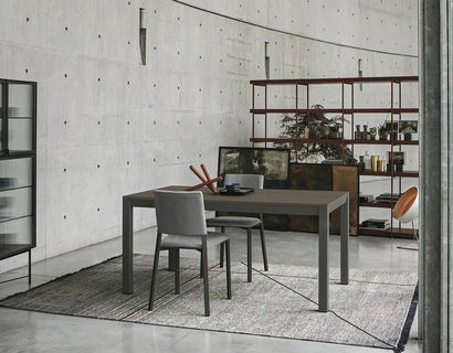 Tavolo allungabile Space in materico calce di Sedit