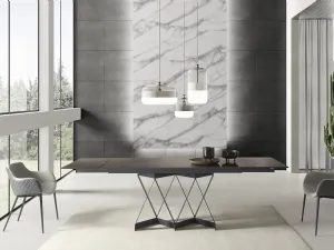 Tavolo T1307A Flame 180 in laminato di Zamagna