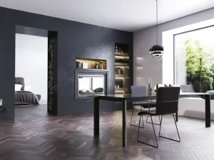 Tavolo T1506 Circle 160 in laminato di Zamagna