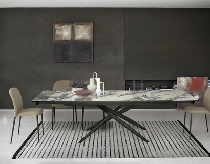 Tavolo allungabile Tiffany Glass Decor di Sedit