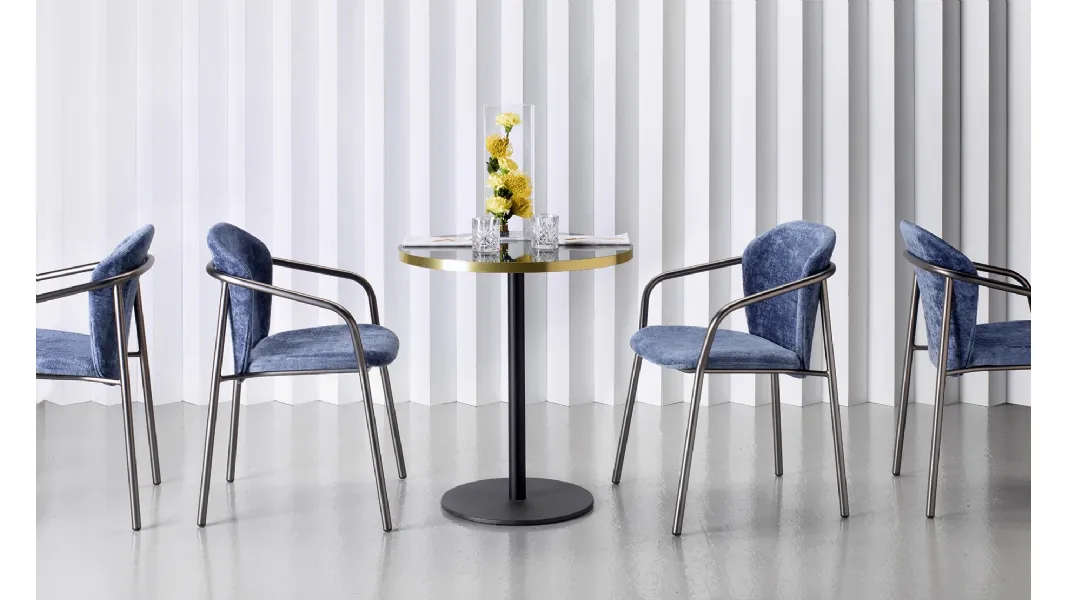 Tavolo Tiffany colonna tonda di Scab Design