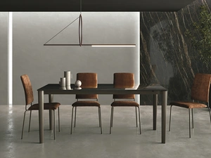 Tavolo allungabile Yago in ceramica lucida di Sedit