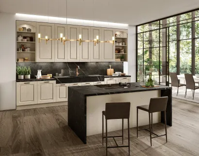 Cucina Classica con isola Verona 01di Arredo3