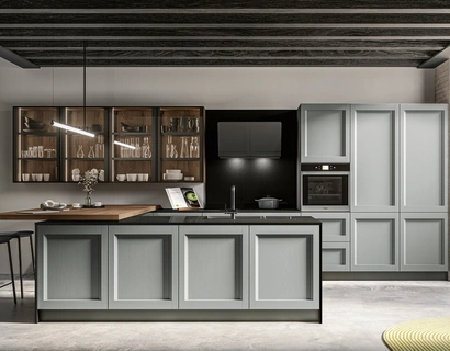 Cucina Moderna con penisola Frida 02 di Arredo3