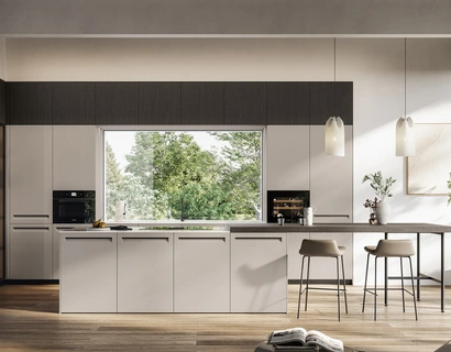 Cucina Moderna con isola Tekna 01 di Arredo3