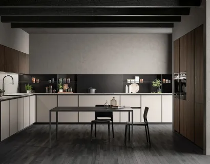 Cucina Moderna Kronos 04 angolare di Arredo3