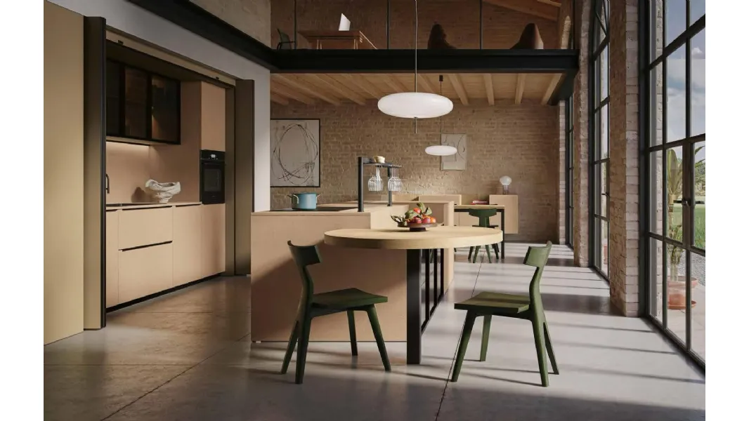 Cucina Moderna con isola MK09 di Gentili Cucine