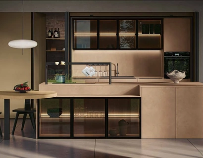 Cucina Moderna con isola MK09 di Gentili Cucine