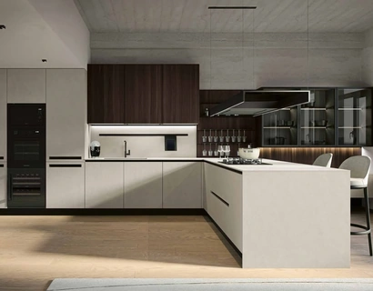 Cucina Moderna con penisola MK10 di Gentili Cucine