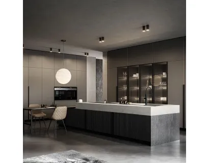 Cucina Moderna Tratto 10 n 01 con isola di Arredo3