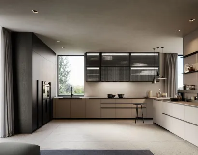 Cucina Moderna Tratto 10 n 03 angolare di Arredo3