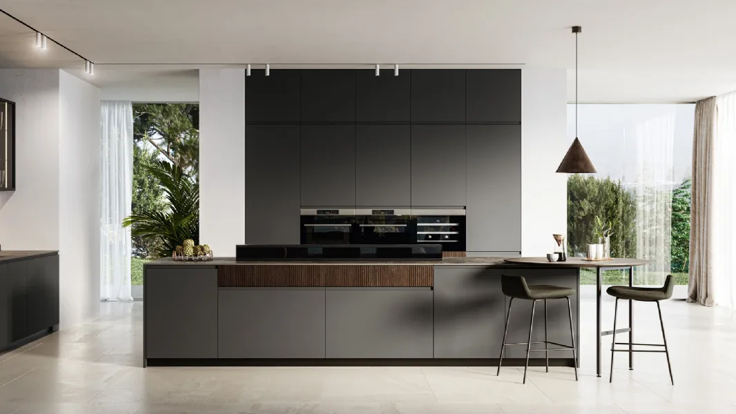 Cucina Moderna in Pet opaco Wega di Arredo3