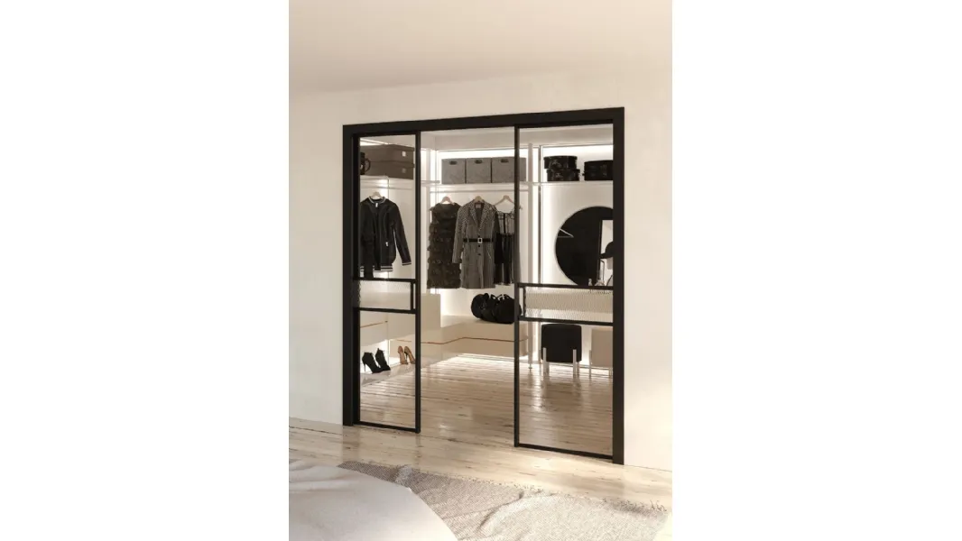 Porta per interni scorrevole Factory T22 di Foa